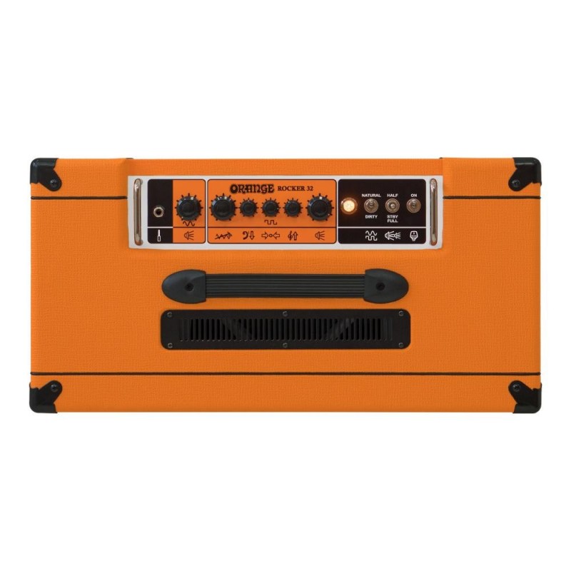 Orange Rocker 32 Stereofiniczny, dwukanałowy wzmacniacz lampowy typu combo 30W/15W, 2 x 10”